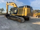 Used Cat Excavator,Used Caterpillar in yardUsed Caterpillar in yard,Back of used Excavator